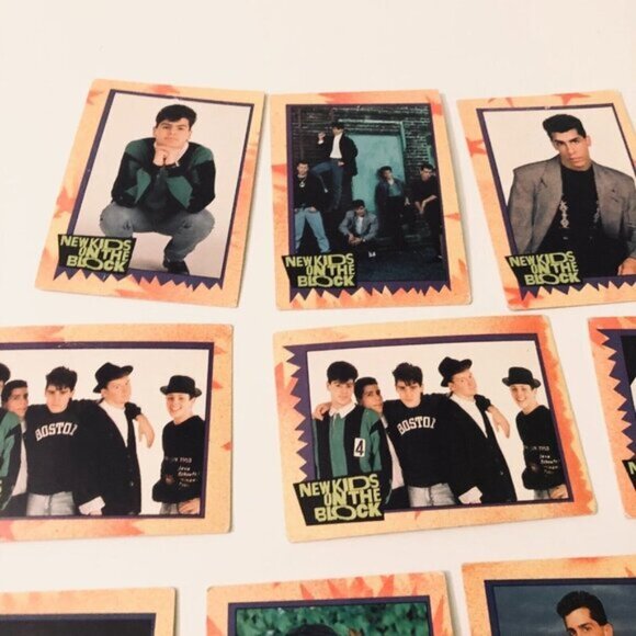 Vtg 1989 New Kids on  The Block 52 Assorted Trading Cards - Picture 4 of 16
